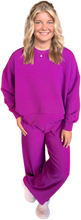 Load image into Gallery viewer, Girl&#39;s Trip Set: Plum