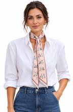 Load image into Gallery viewer, Horse Scarf: Pink
