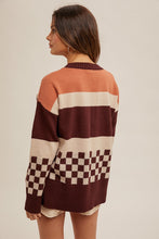 Load image into Gallery viewer, Check Mate Sweater