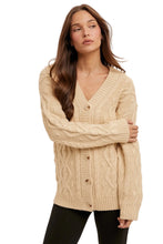 Load image into Gallery viewer, Ski Village Cardigan: Small