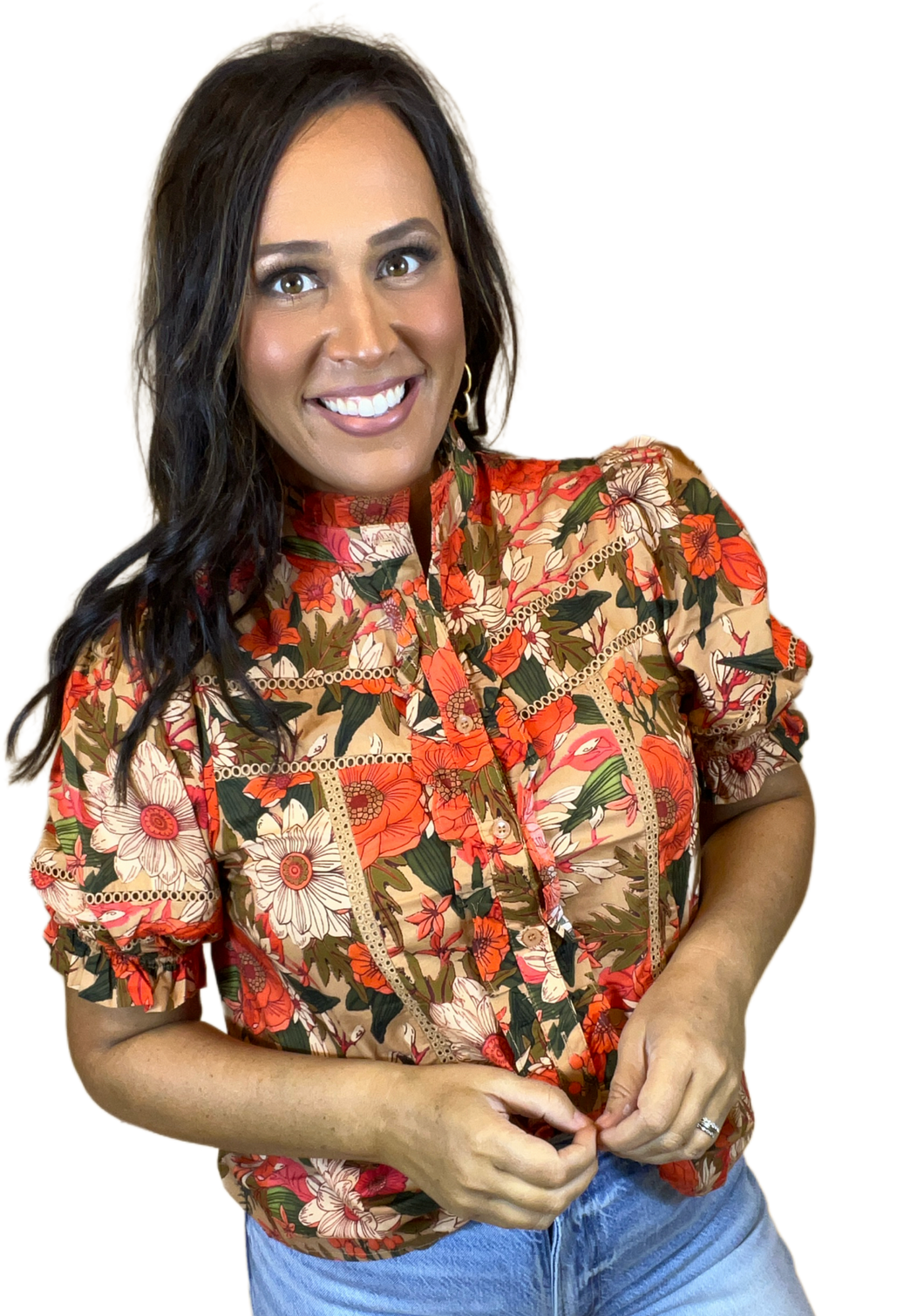 Flowering Fall Blouse