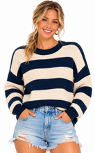 Load image into Gallery viewer, Game Plan Sweater: Navy