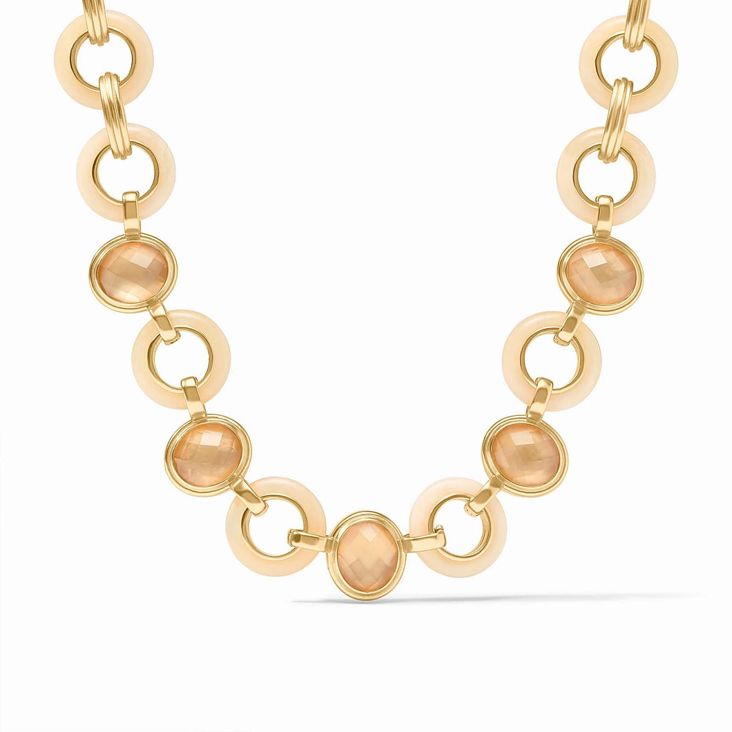 JV Carnaby Stone Necklace: Ivory
