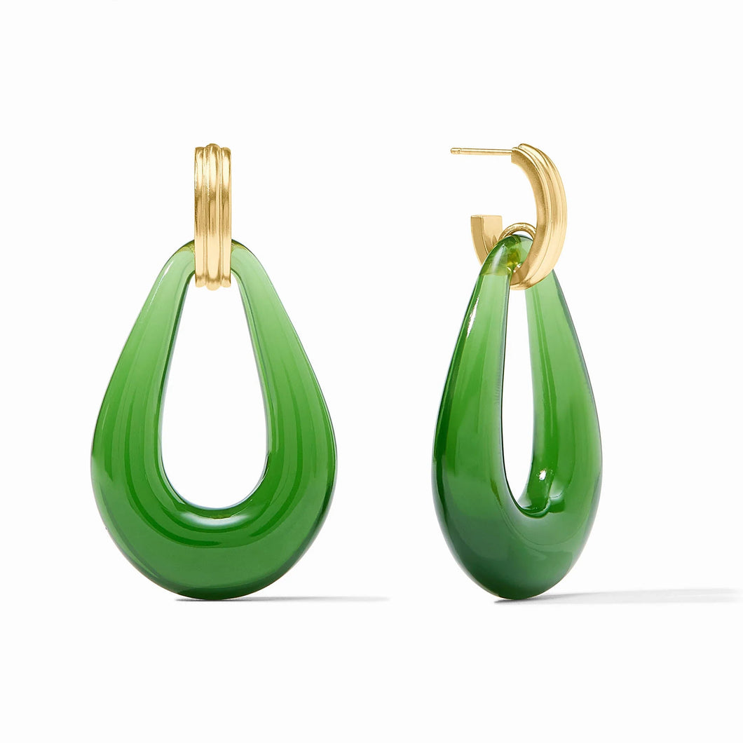 JV Carnaby Doorknocker Earring: Palmetto