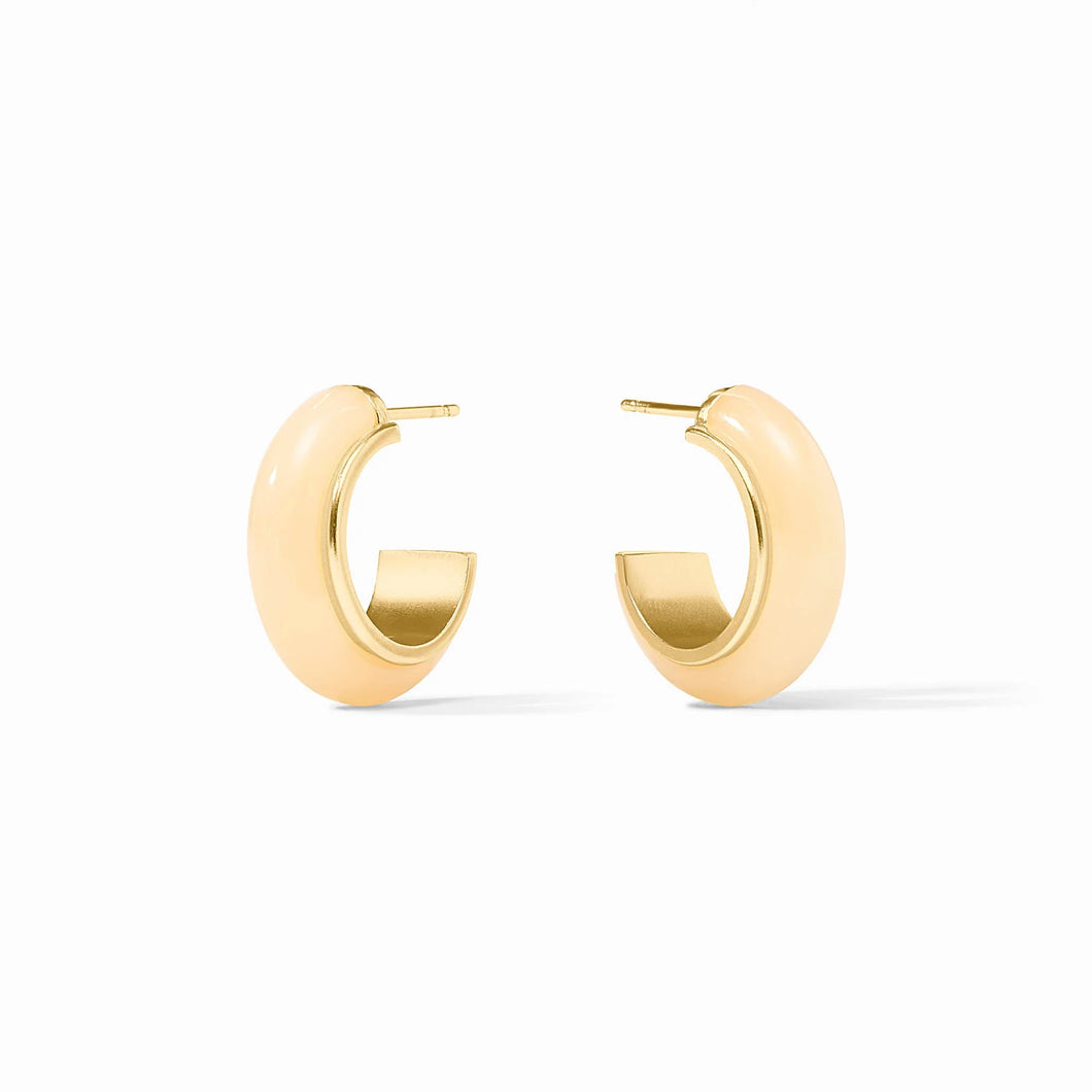 JV Carnaby Ivory Hoop: Small