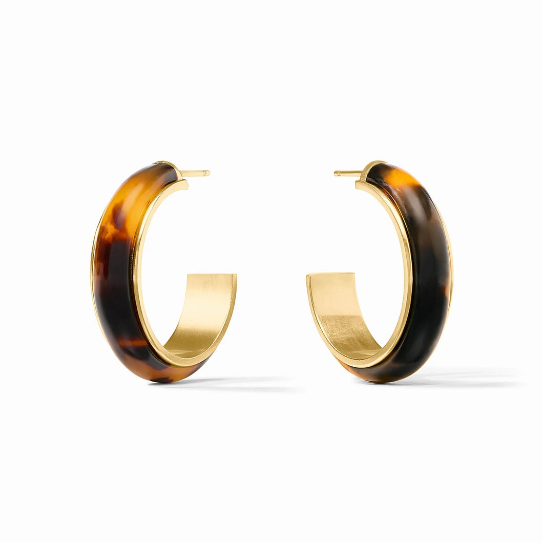JV Carnaby Tortoise Hoop: Medium