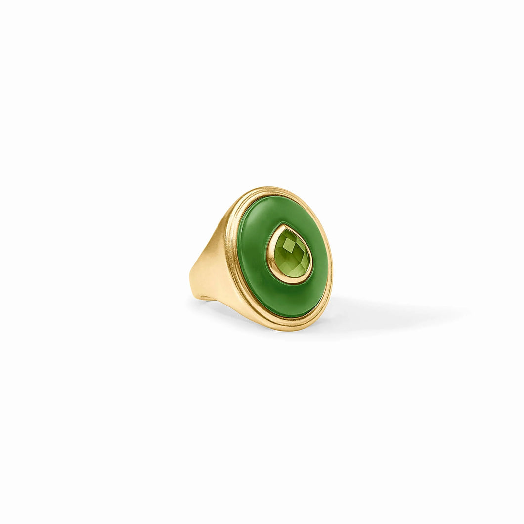 JV Carnaby Palmetto Statement Ring: Size 7