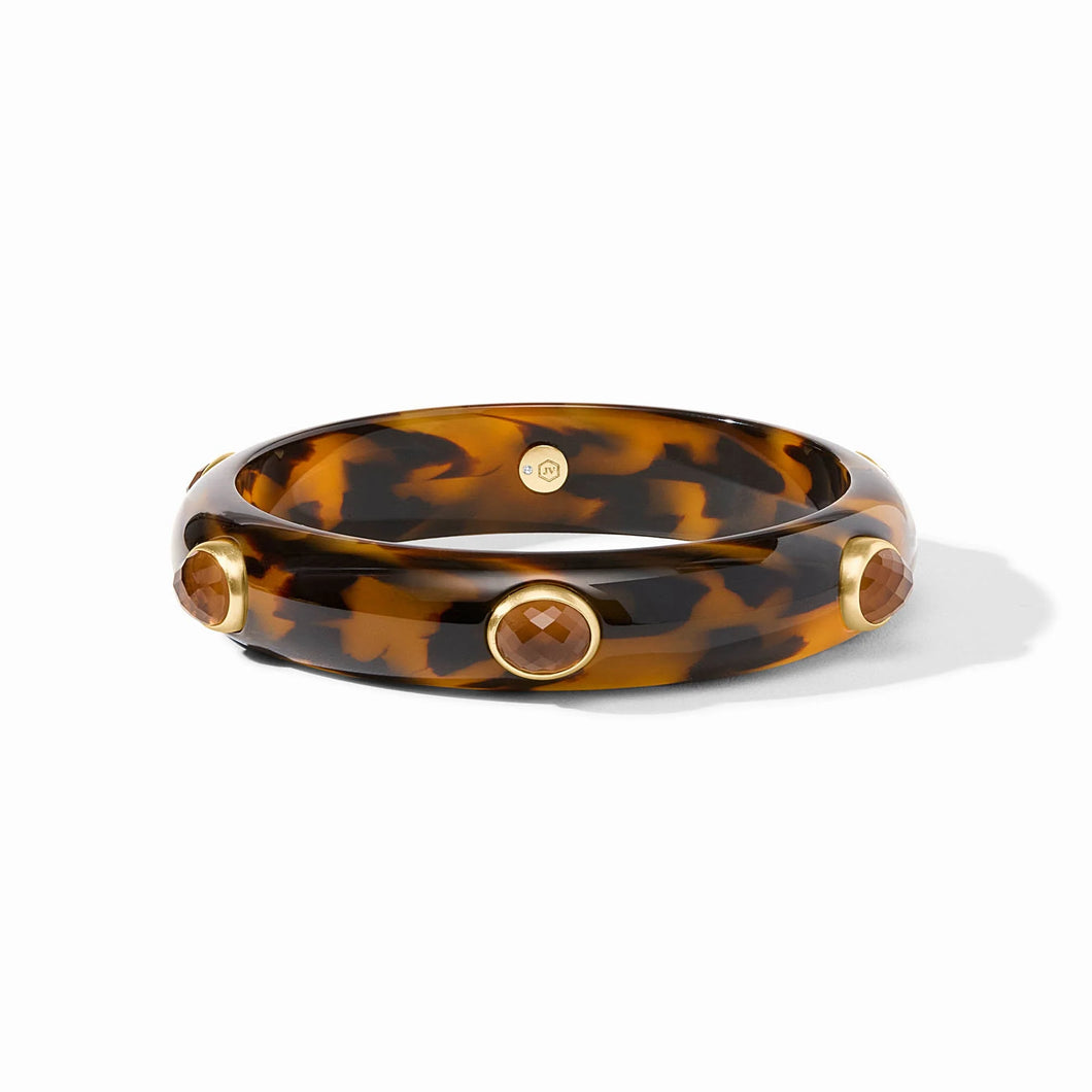 JV Carnaby Stone Tortoise Bangle: Large