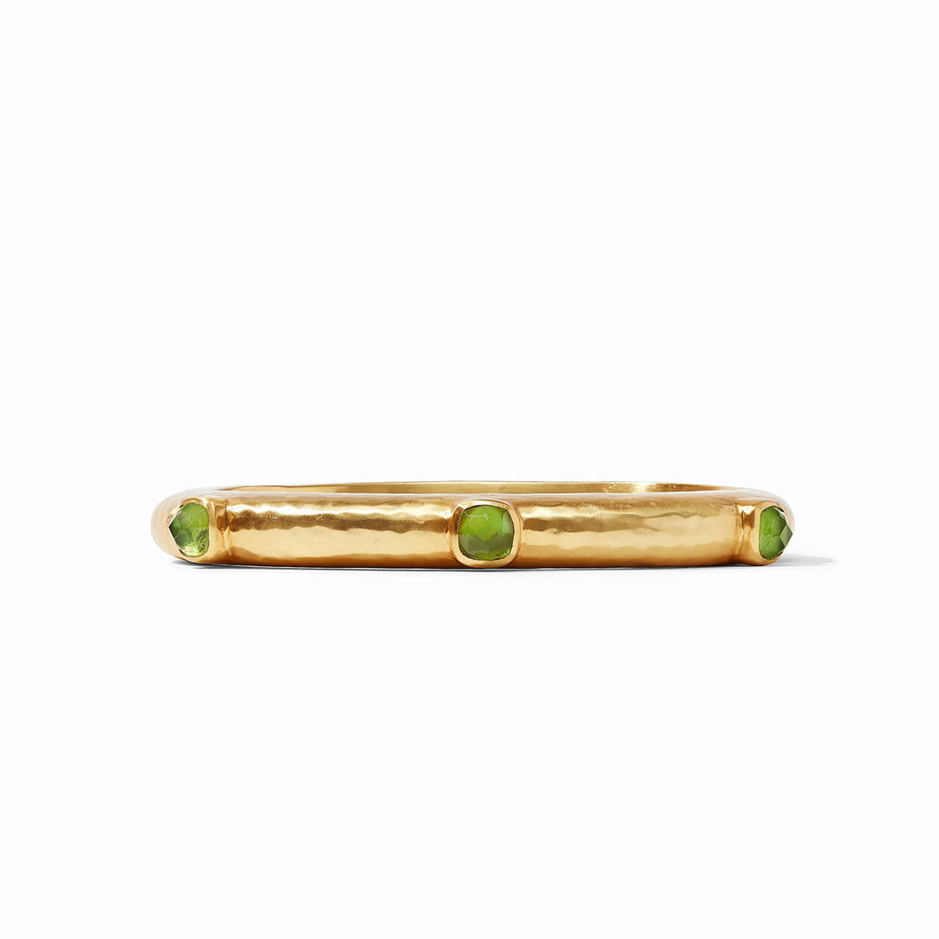 JV Catalina Hinge Bangle: Palmetto