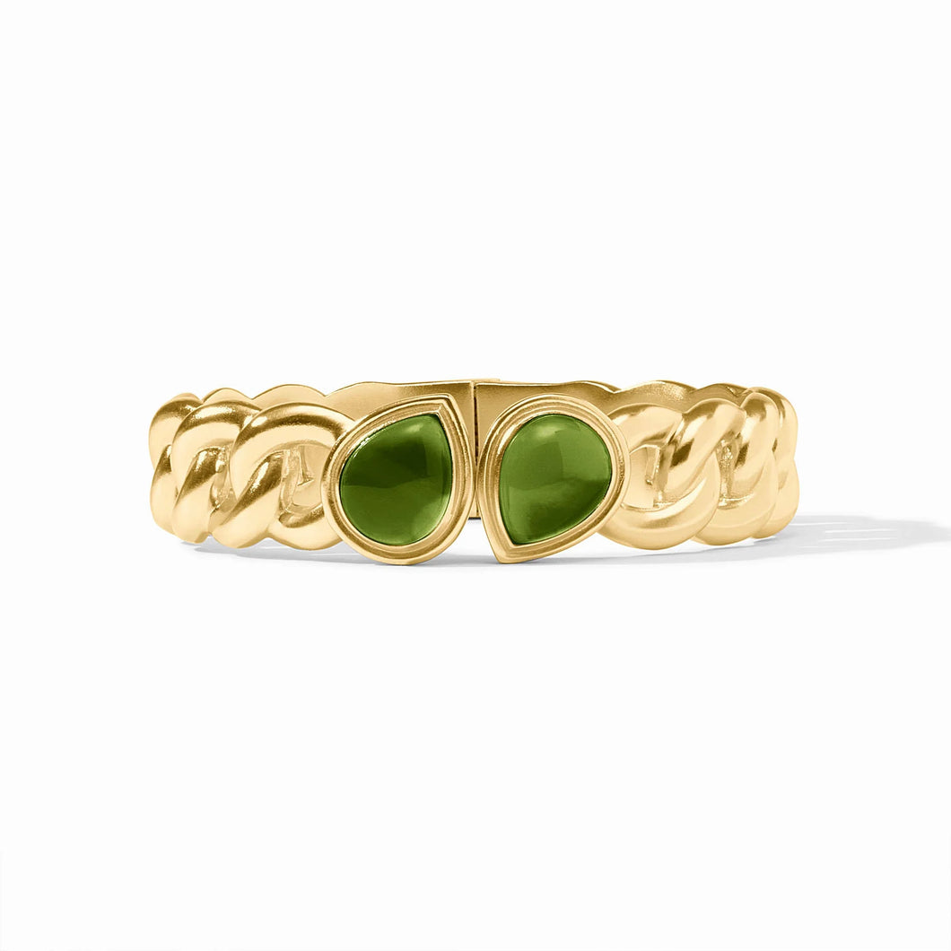 JV Dolce Hinge Bangle: Palmetto