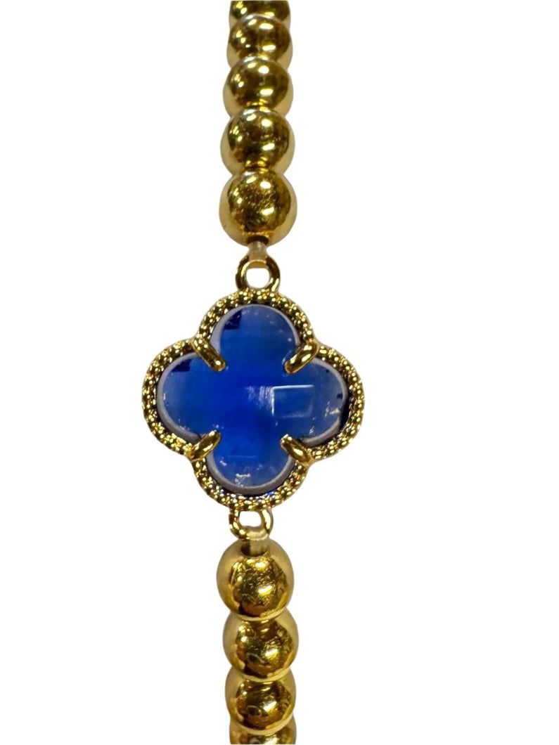 Blue Clover Bracelet