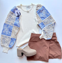 Load image into Gallery viewer, Evelyn Top: Cream