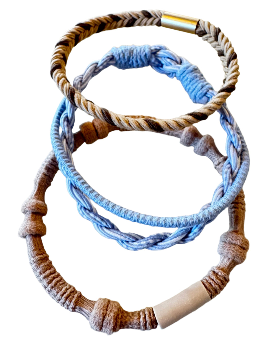 Triple Play Hair Ties: Ocean