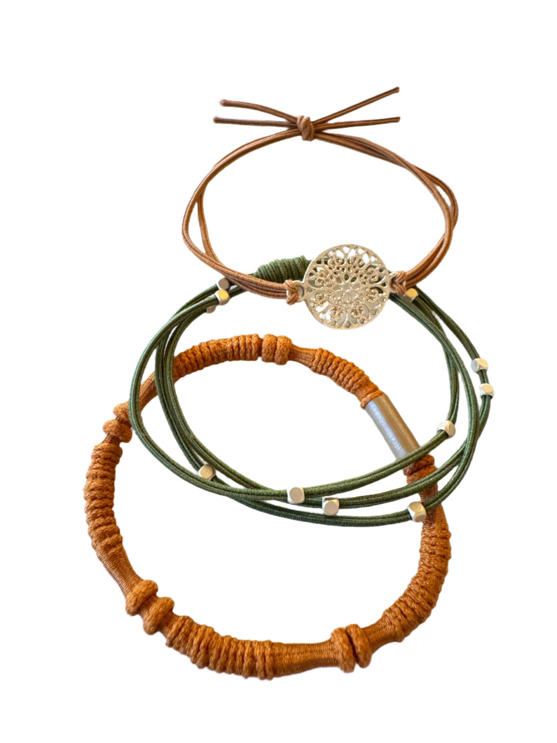 Triple Play Hair Ties: Irish