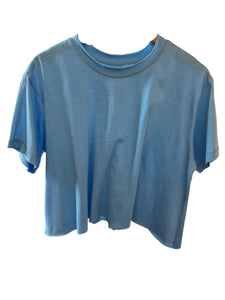 Rough Cut Tee: Blue