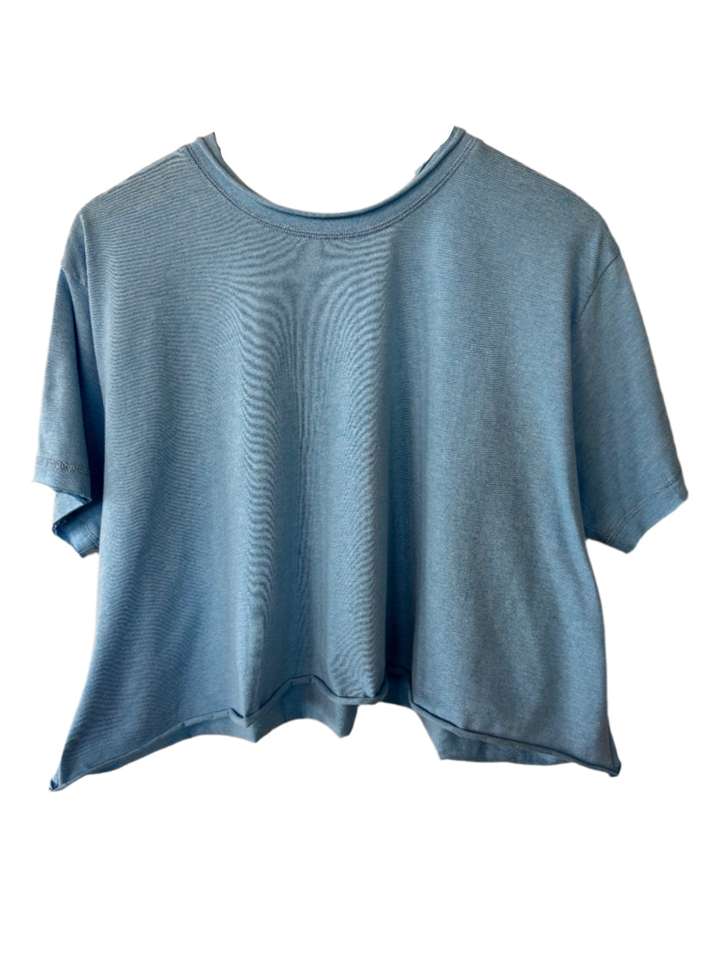 Rough Cut Tee: Blue