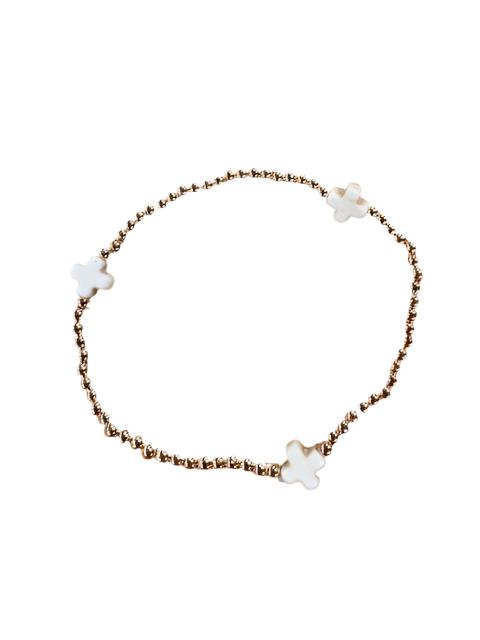 Cross Color Bracelet: Cream