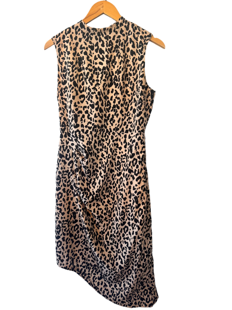 Leopard Print Midi Dress