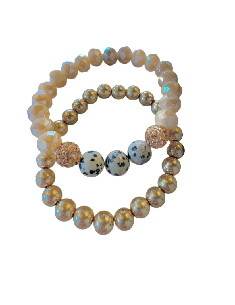 Sparkle Jasper Bead Set