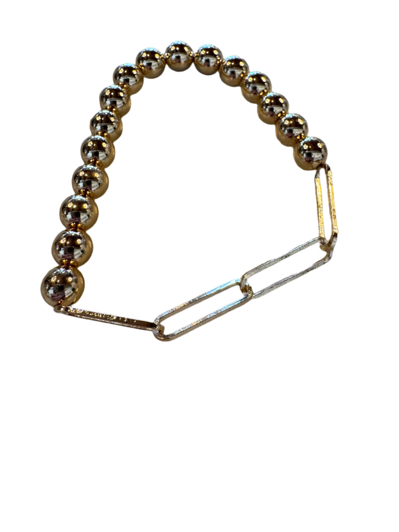 Paperclip Stack Bracelet