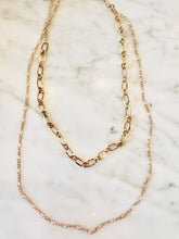 Load image into Gallery viewer, Double Chain Necklace Set