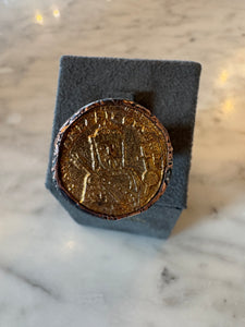 Byzantine Bronze Ring: Sz 8