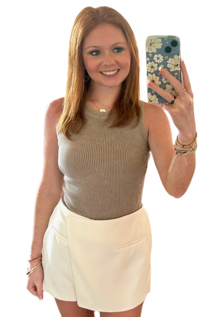 Intuition Tank: Taupe