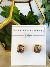 Load image into Gallery viewer, Glitter Studs: Gold