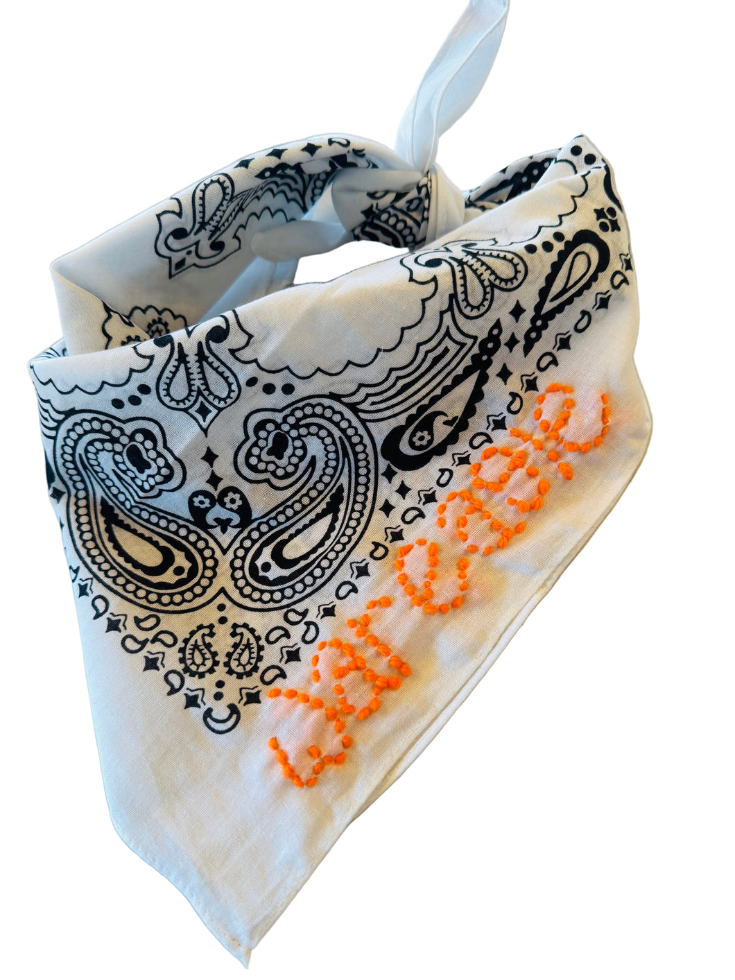 War Eagle White Bandana