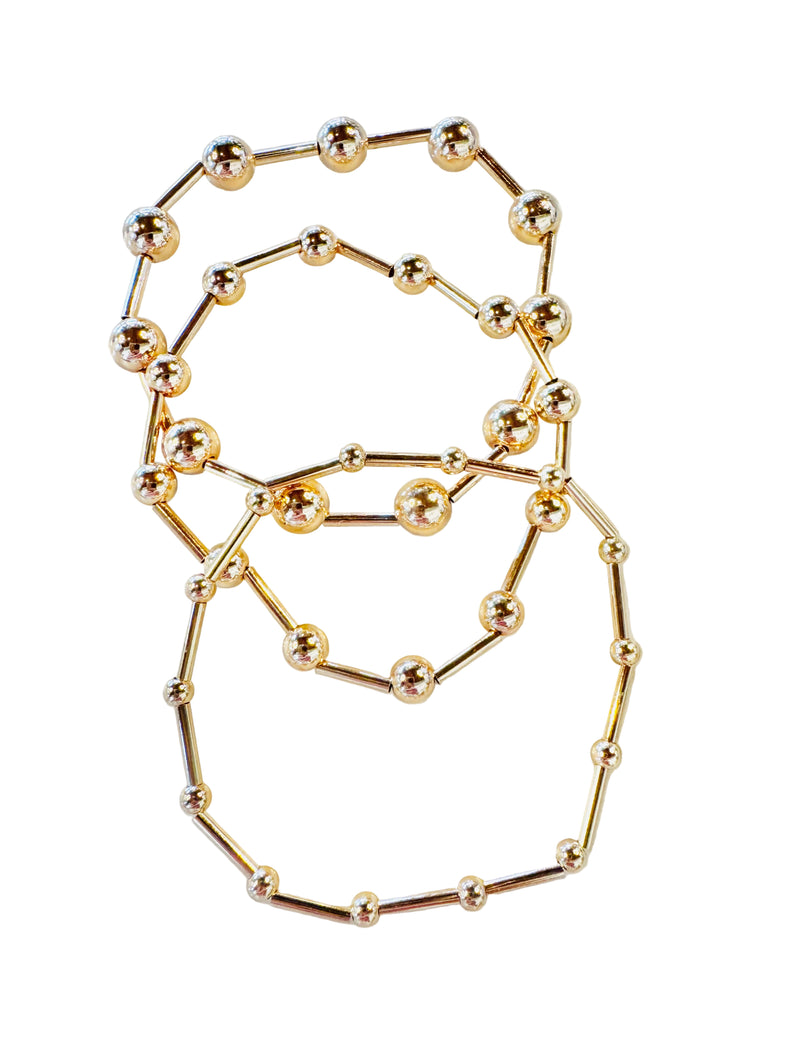 3 Multi Ball Bracelets