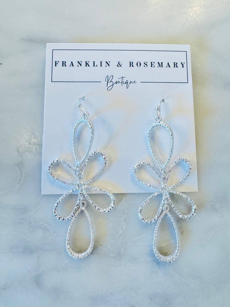 Silver Link Earrings