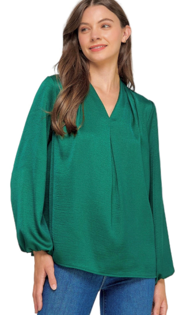 Jewel Blouse: Emerald