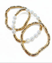 Load image into Gallery viewer, Gold &amp; Pearl Set