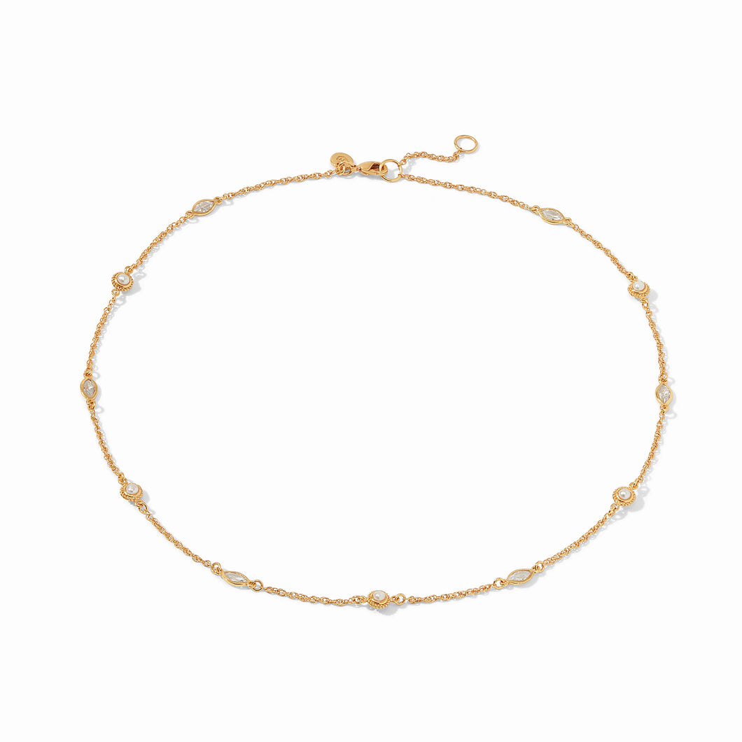 JV Monaco Delicate Station Necklace