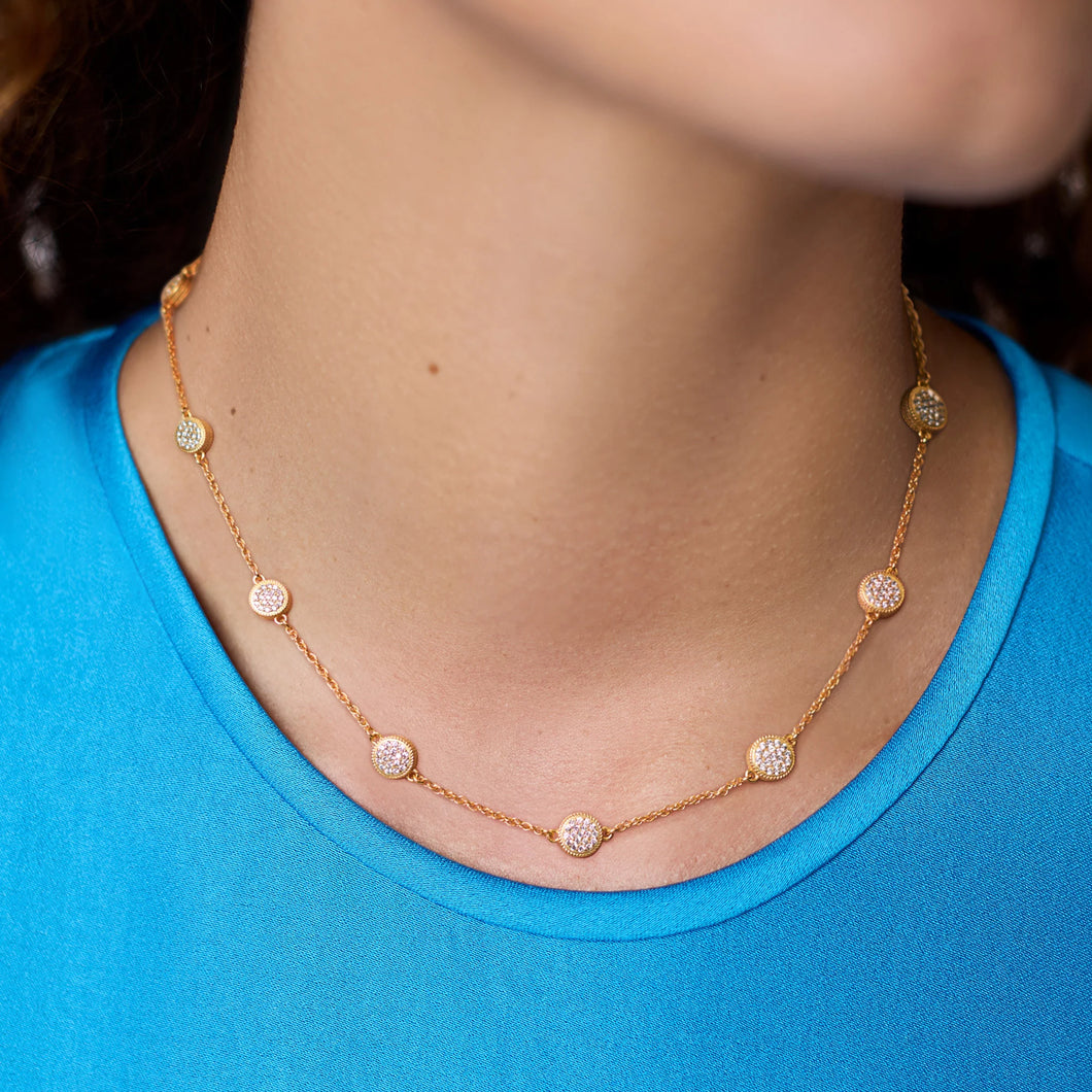 JV Windsor Delicate Station Necklace