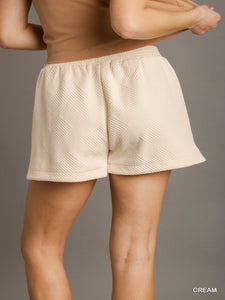 Out Of Line Shorts: Cream