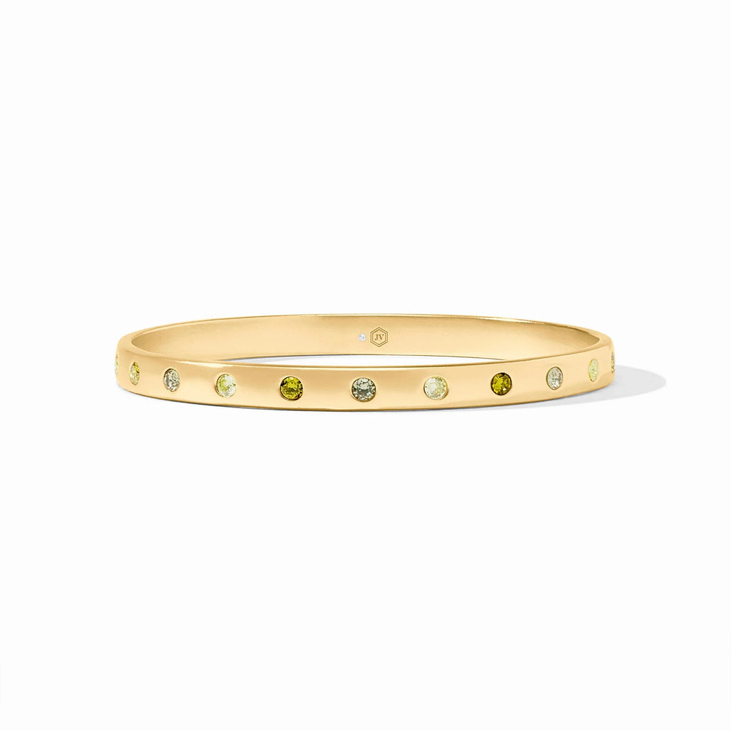 JV Rainbow Jade Bangle: Large