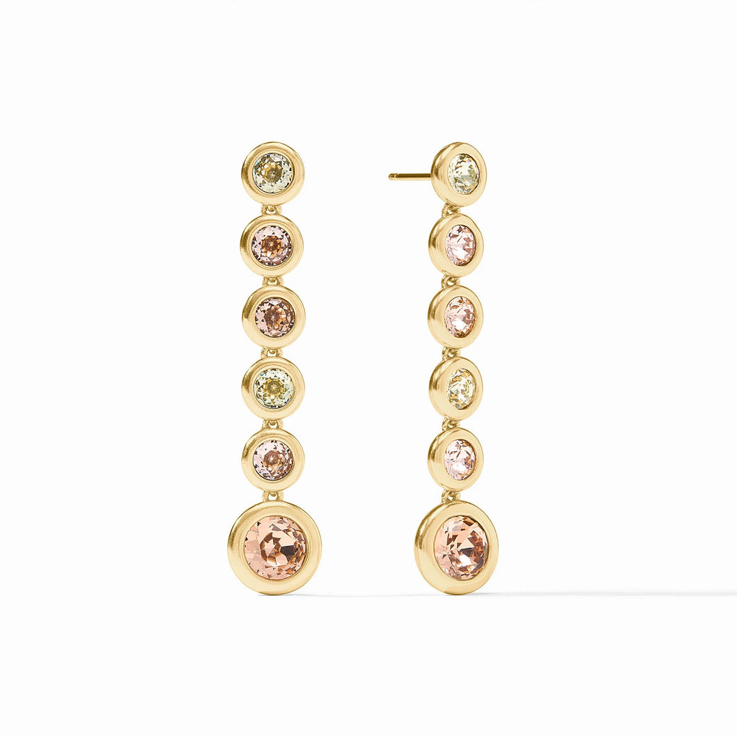 JV Rainbow Tier Earrings: Champagne