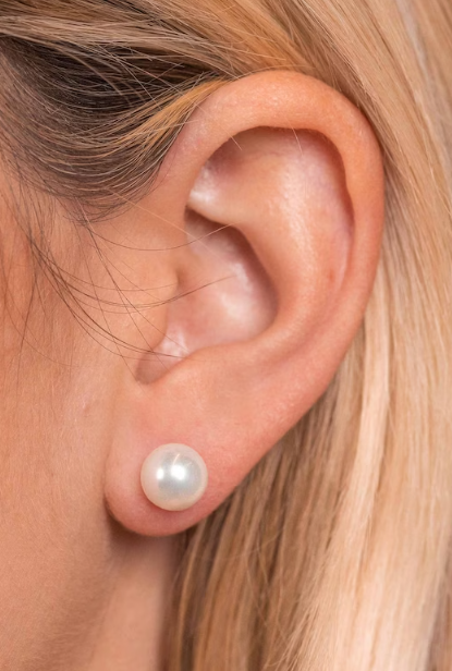 Pearl Earrings: Large