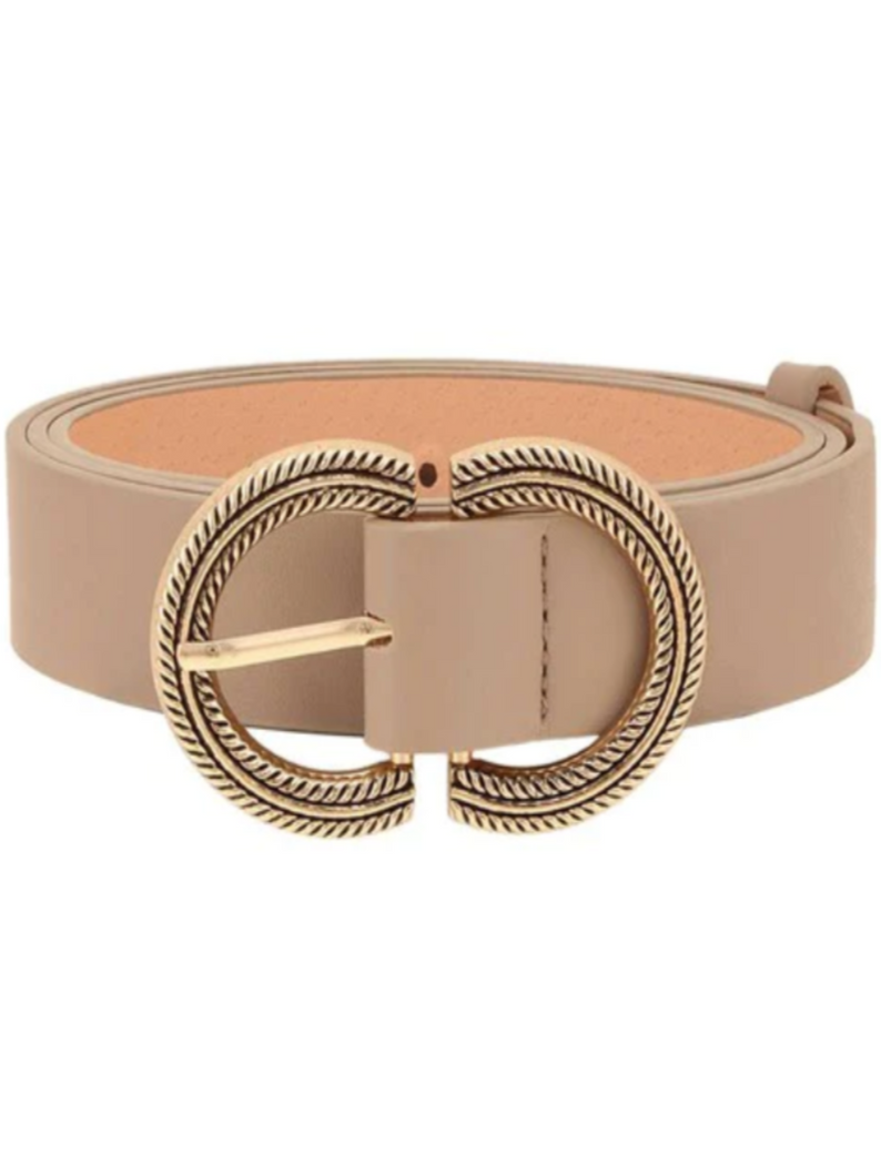 Taupe Fashion Belt