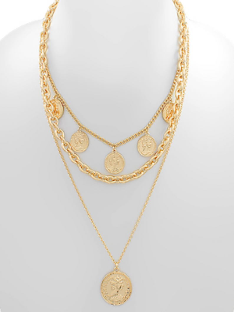 Chunky Coin Necklace