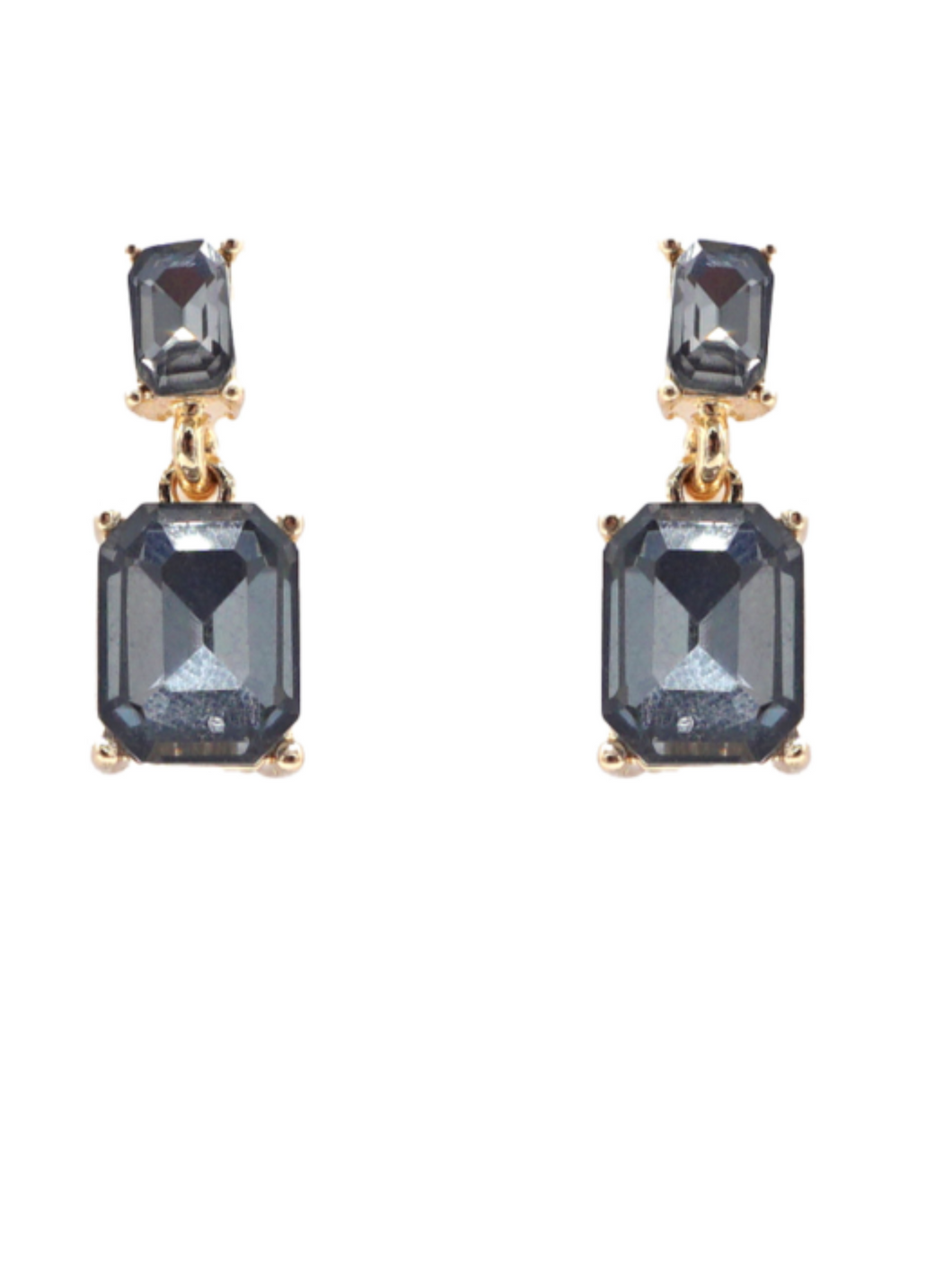 Shine On Earrings: Black Diamond
