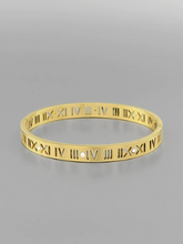 Load image into Gallery viewer, Pave&#39; Roman Numeral Bracelet