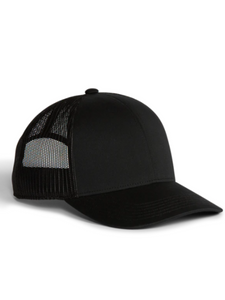 Simple Style Trucker Hat: Black