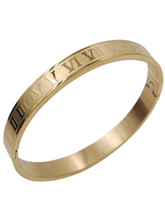 Load image into Gallery viewer, Roman Numeral Bracelet: Thick