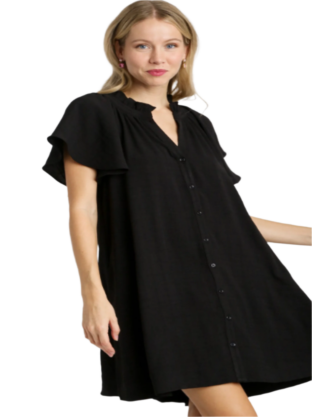 Above & Beyond Dress: Black/Large