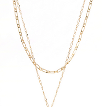 Load image into Gallery viewer, Double Chain Necklace Set