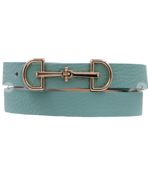 Bit Buckle Belt: Mint