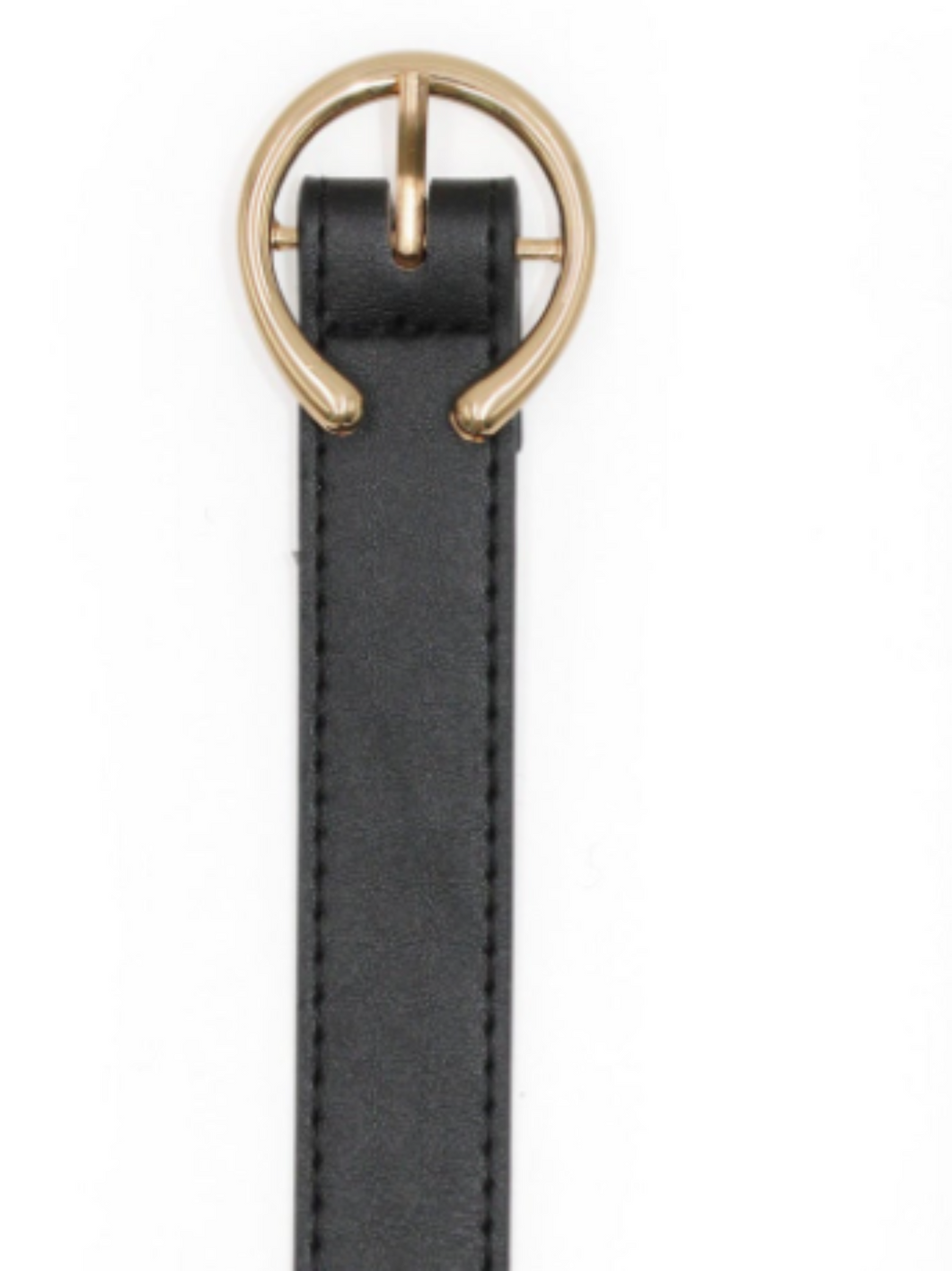 C Buckle Belt: Black