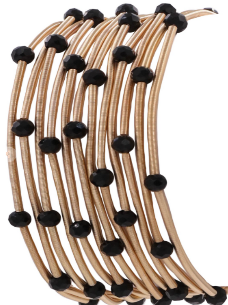 Orbit Bracelet Set: Black